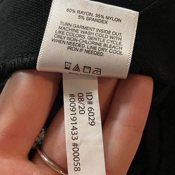 NWT Express High Waist Side Gold Button Knit Pants - Picture 11 of 11